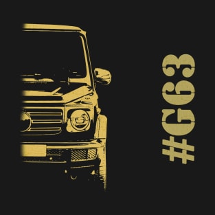 G63 simple gold sketch T-Shirt