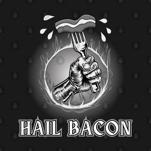 Hail Bacon by Kenny The Bartender's Tee Emporium