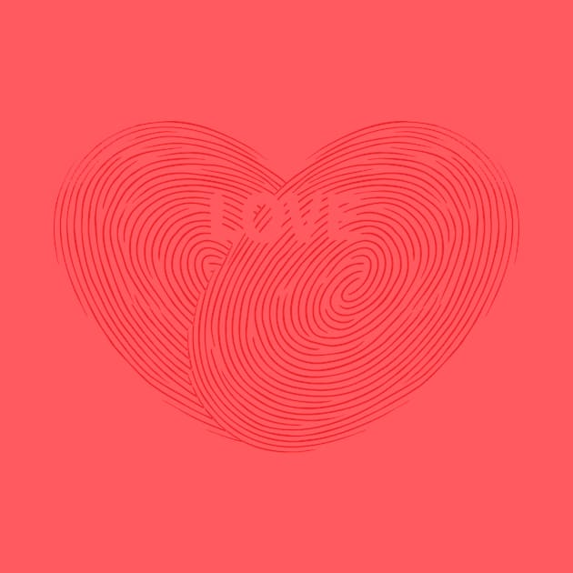 Love Print by Egodigital