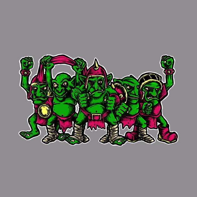 Fantasy Football Goblin Team - Pink by Spevna