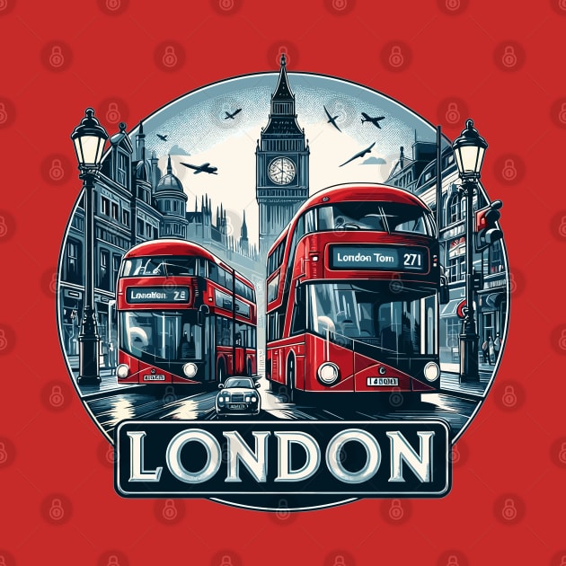 London Bus by Vehicles-Art