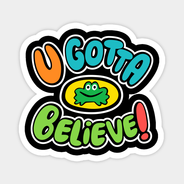 Frog Believer 1 Magnet by demonigote