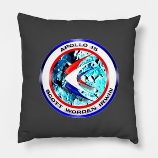 apollo 15 mission art Pillow