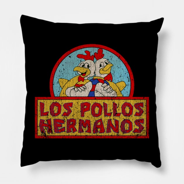 Vintage Los Pollos Hermanos Pillow by Jazz In The Gardens