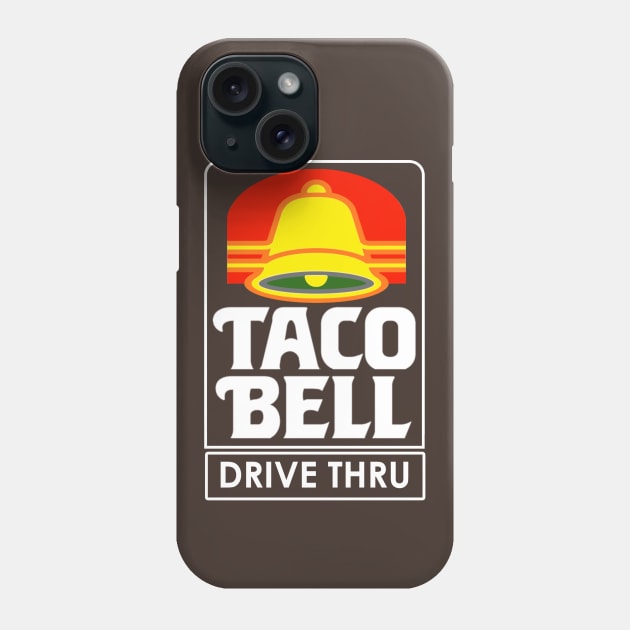 Retro Taco Drive Thru Phone Case by Meat Beat