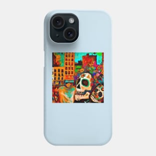 DAY OF THE DEAD SUGARSKULL4 Phone Case