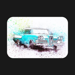 Watercolor Vintage Car T-Shirt