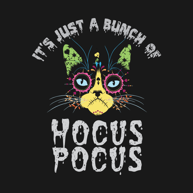 Hocus Pocus Cat - Funny Halloween Cat by mrsmitful