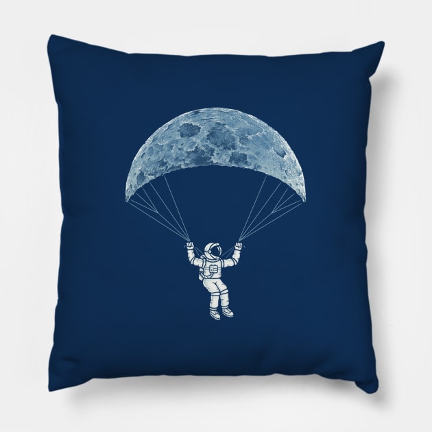 Moon landing Pillow by enkeldika2