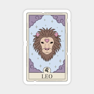 Leo card Magnet