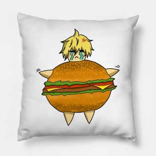 Chibi hamburger Pillow