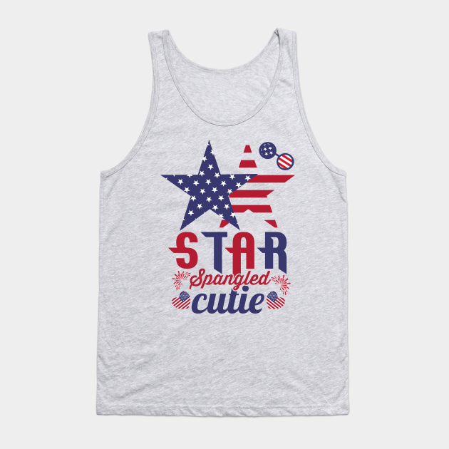 Star Spangled Cutie - Star Spangled - Tank Top