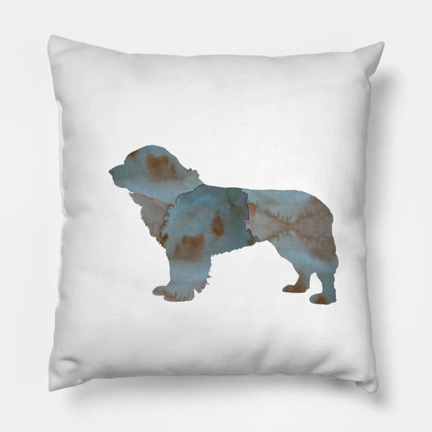 Newfoundland Dog Pillow by BittenByErmines