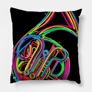 French horn Pillow