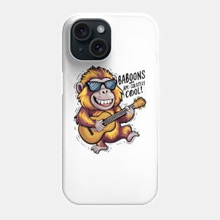 Funky Baboon Jam Session Phone Case