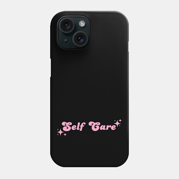 Self care Phone Case by Schioto