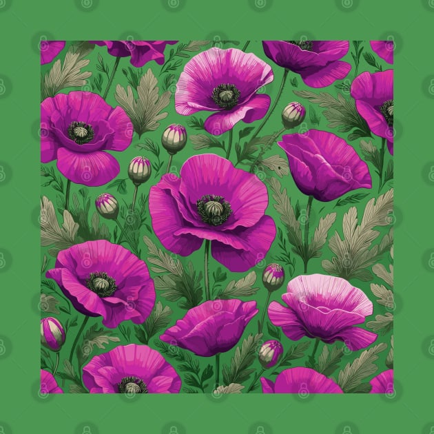 Poppy Flower by Jenni Arts