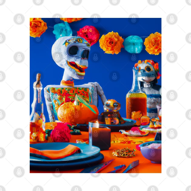 Day of the Dead Altar Marigolds by JohnCorney