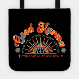 Good Karma, Positive Vibrations, and Vintage Good Vibes Tote