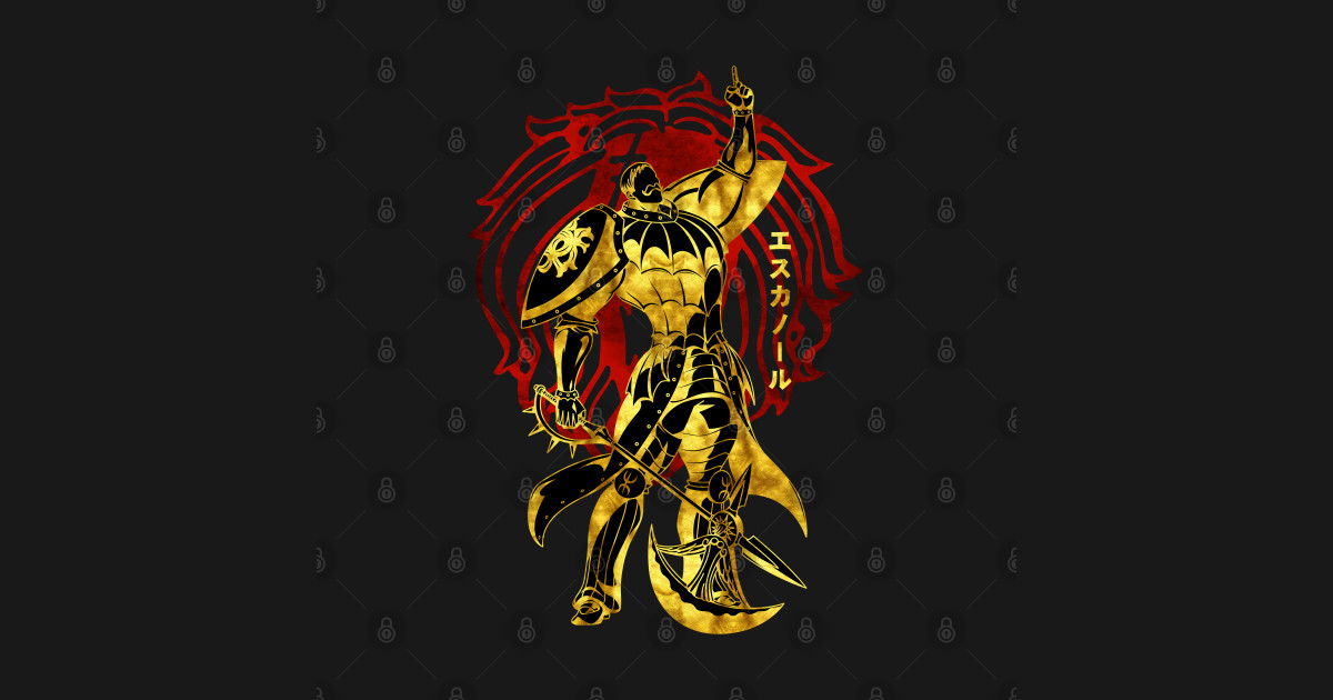 Escanor with Armor - Escanor - Mask | TeePublic