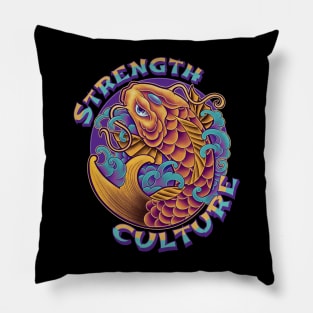 Koi Strength Culture Pillow