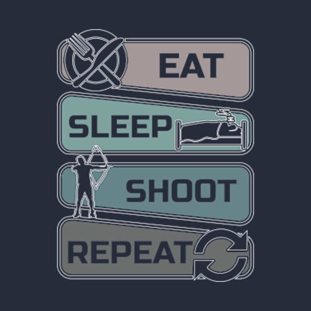 Eat Sleep Shoot Repeat by AdultSh*t