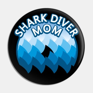 shark diver mom Pin