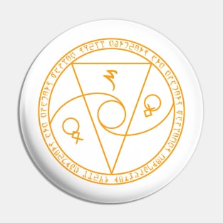 Runic School of Conjuration (No Text) Pin