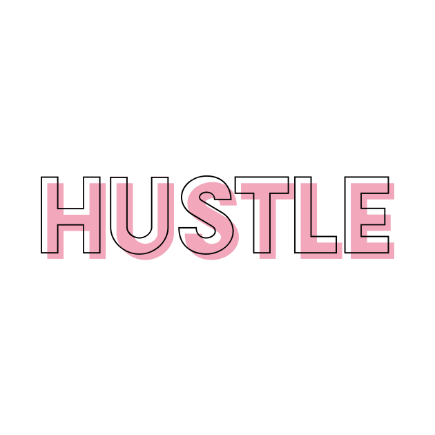 Hustle Pink Girly Outline Fashion Sans Serif by Asilynn