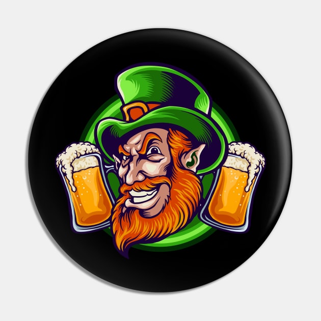 St Patricks Day Pin by EmmaShirt