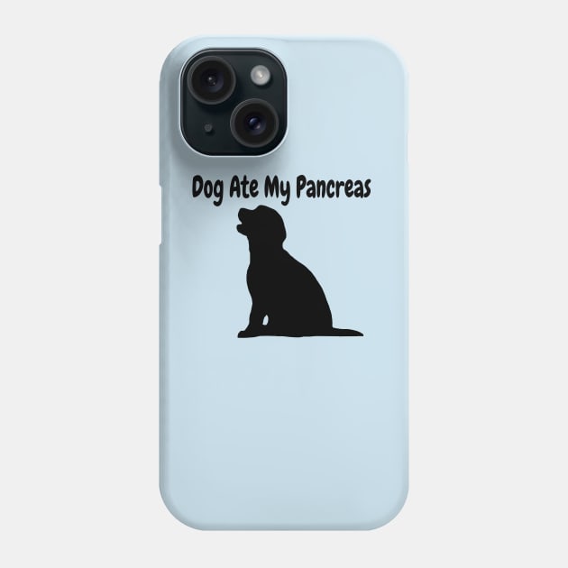 Dog Ate My Pancreas Phone Case by CatGirl101