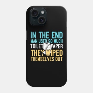 Meme-Man Used So Much Toilet Paper They Wiped Themselves Out Phone Case