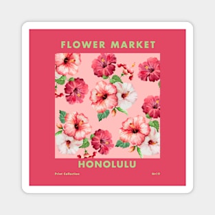 Flower Market Honolulu Magnet