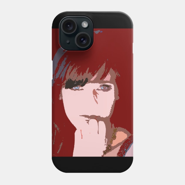 zooey deschanel Phone Case by oryan80