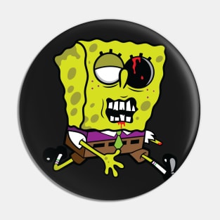 Sponge Bob Zombie Pin