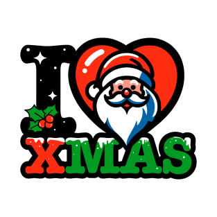 I heart santa claus xmas T-Shirt