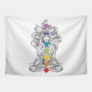 Chakra Goddess - So Aligned Tapestry