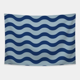 Waves of Lapis Tapestry