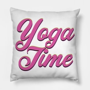 Yoga Time Pillow