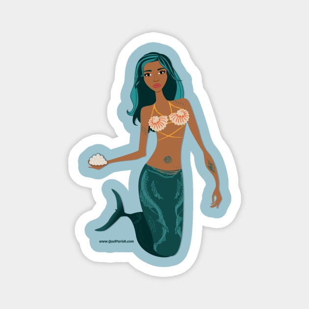Mermaid Magnet by quelparish
