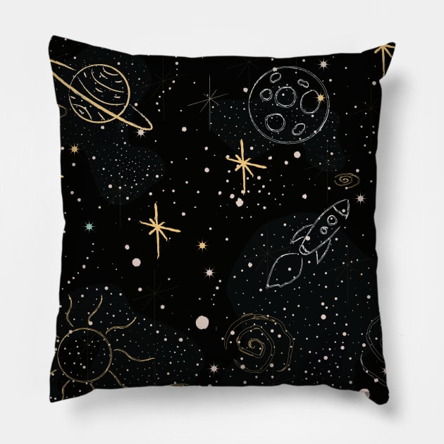 Space Pillow by KristinaStellar 