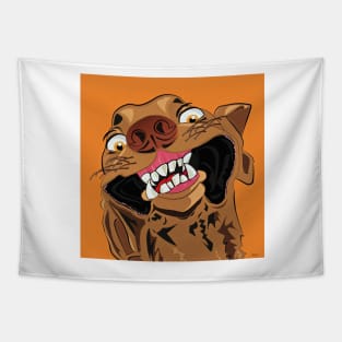 I Gotta Pee - Funny Animal Cartoons Tapestry