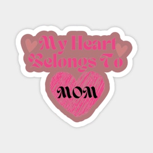 valentine's day 2023 , best gift for your love , couple , wife husband , boyfriend, girlfriend heart, love ,pink , read Magnet