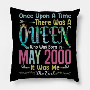 Girl 20th Birthday Gift  Girls Who Born In May 2000 Pillow