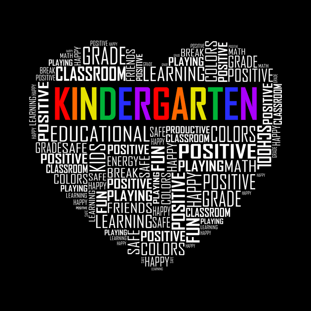 Kindergarten Heart by LetsBeginDesigns