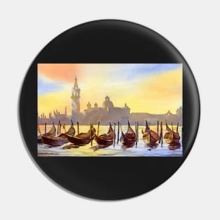 Venice Sunset Pin