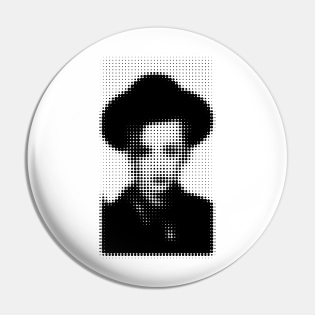 Boy George - Minimalist Style Graphic Design Pin by saudade