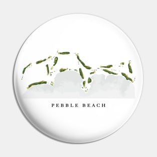 Pebble Beach Golf Map Pin