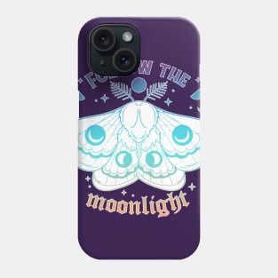 follow the moonlight Phone Case