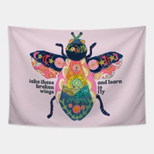 Learn to fly Karen Payton Art Tapestry